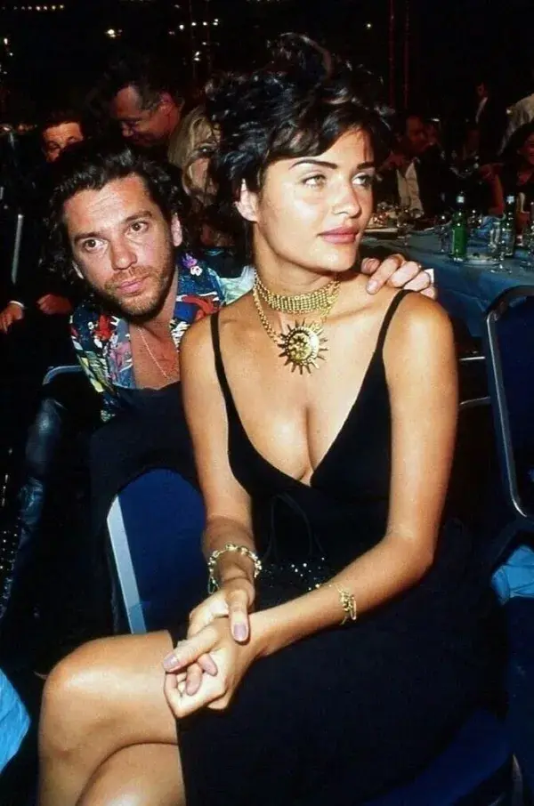 #RockIcon #MichaelHutchence & #IconicSuperModel #HelenaChristensen