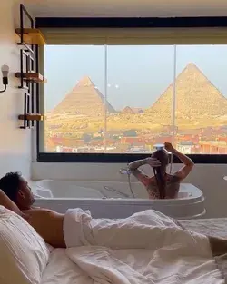 When you see the view of Cairo, Egypt with your soulmate