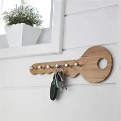 Home Decor Best Entryway Wooden Key Holder Ideas | Key Chain Wall Decorating Ideas | Key Racks