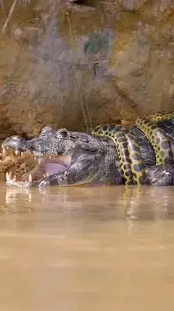 crocodile vs snake..