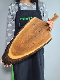 Korean walnut natural cutting board