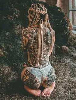 Full back tattoo ideas for women