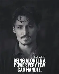 On Being Alone - Johnny Depp