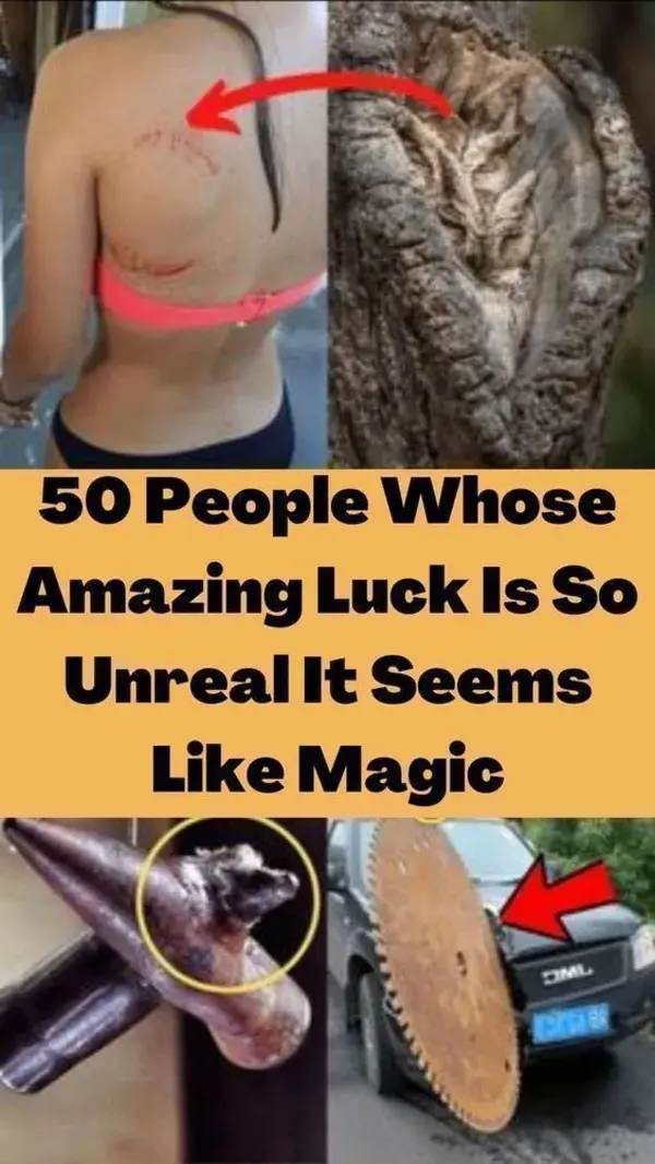 50 People Whose Amazing Luck Is So Unreal It Seems Like Magic