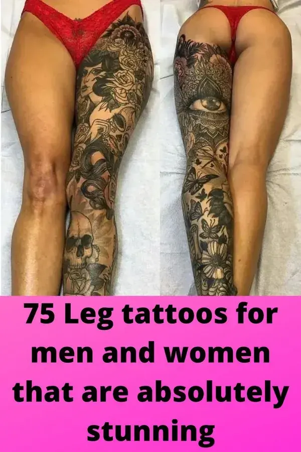 75 Leg tattoos for men and women that are absolutely stunning