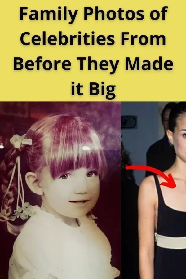 Family Photos of Celebrities From Before They Made it Big