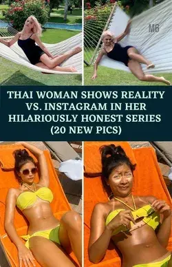 Thai Woman Shows Reality Vs. Instagram In Her Hilariously Honest Series (20 New Pics)