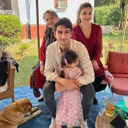 Ibrahim Ali Khan, Soha Ali Khan visit Pataudi Palace on Sharmila Tagore's birthday