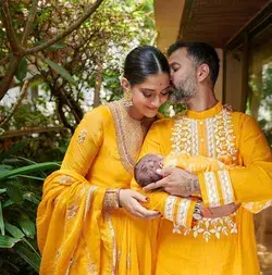 Sonam Kapoor Shares Beautiful Photos Of 'Dadi', Nirmal Kapoor Holding Former's Son Vayu In Her Arms