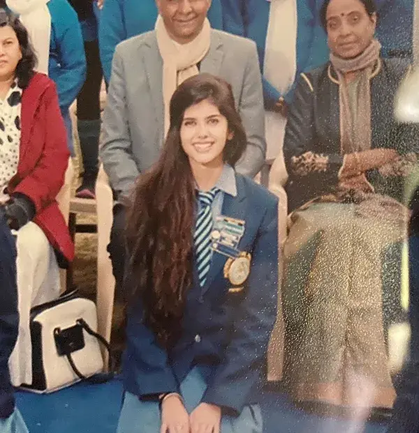 old memories, School images of Sanjana Sanghi