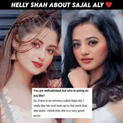 She is praised by other countries' actors as well😍.. Sajla jesa koi nhi🥺😍