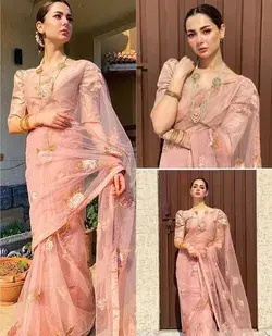 Hania amir saree look