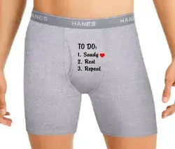 To do Personalized Boxer Briefs, Gifts for Him, Gifts for Her,  Valentines Day Gifts, Boxer Briefs, Gifts for Boyfriend.