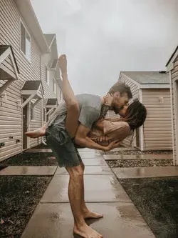 kisses in the rain