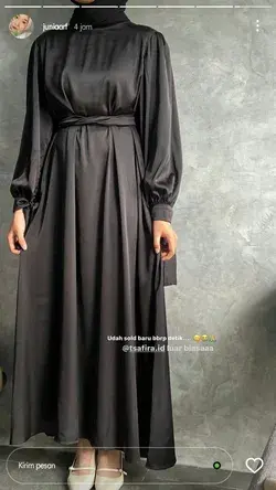 Outfit Lebaran Simple - Outfit Lebaran 2023 - Outfit Lebaran Casual - OOTD Lebaran - Gamis kaftan