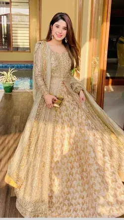 Heavy Embroidery dress for Wedding and Party Wear ||