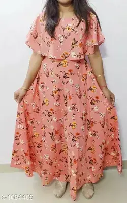 Adelyn Stylish American Crepe Printed Dresses Vol 1 - M- 38 in