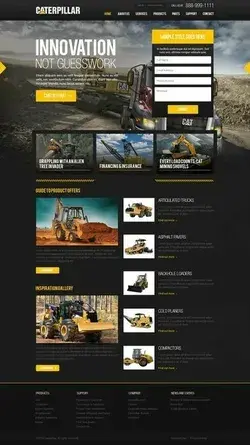 Website sample design template