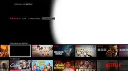 Netflix menu template