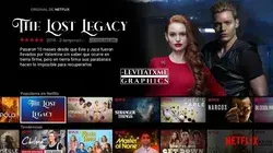 THE LOST LEGACY Netflix menu