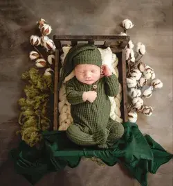 Newborn photography Green Baby Boy ideas