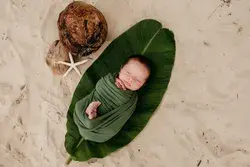 Newborn baby boy photography on the beach in Hawaii