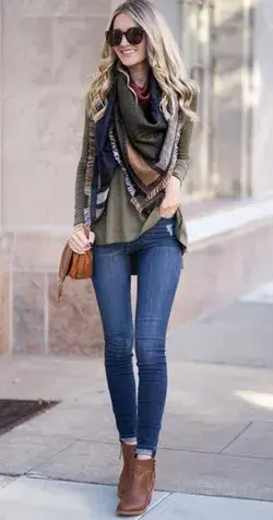 Chelsea Ankle Boots Fall Outfit With Jeans