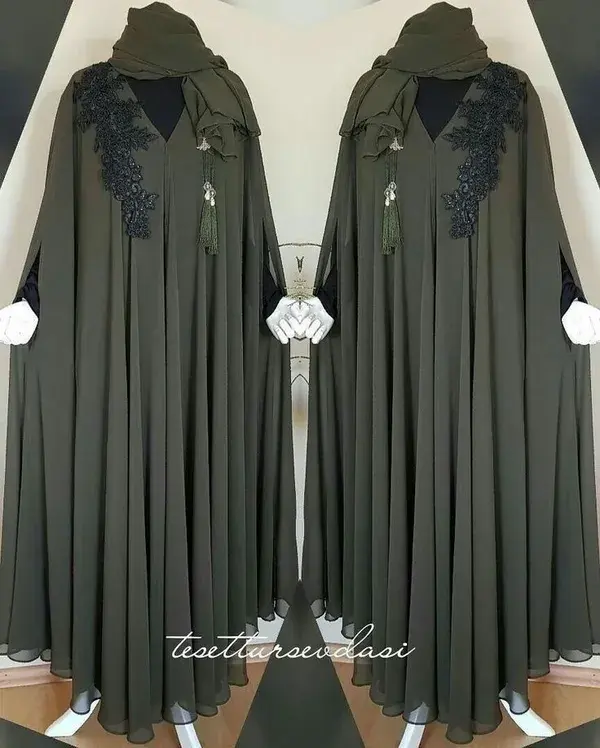 Women's abaya, headscarves and turbans fashion