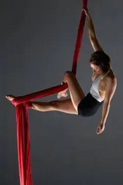 Tissu / Aerial silks circus performer