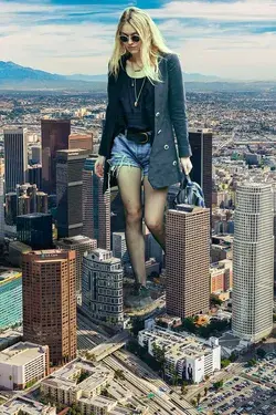 Giantess woman