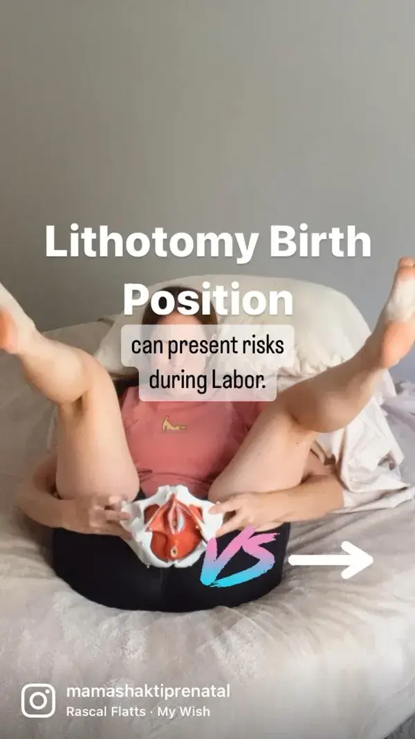 Side Lying Birth Posture for smoother Labor.