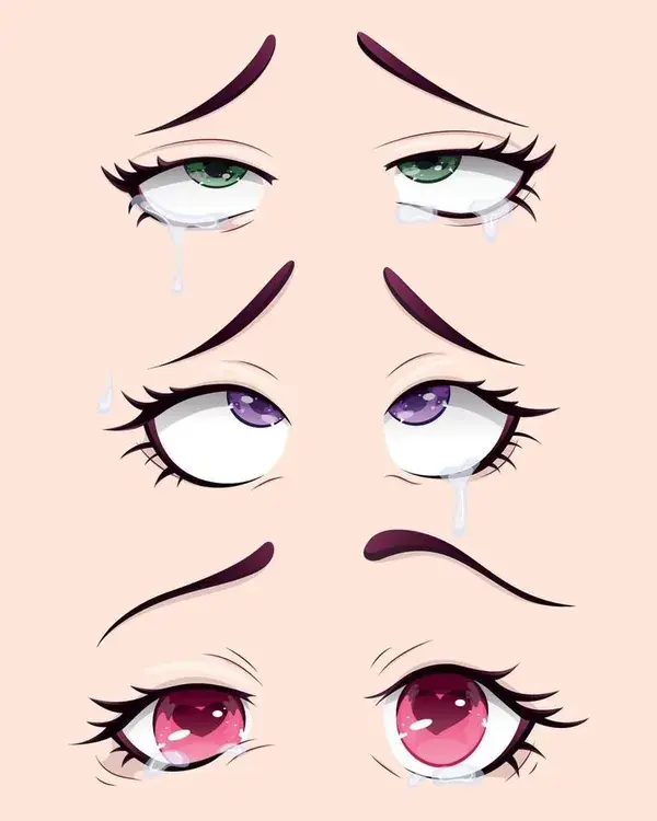 amorous look, valentine's day, Anime eyes, anime girl eyes, anime style eyes vector, lov