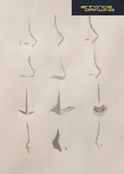 Anime Noses Drawing Ideas