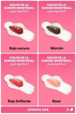 Color de la sangre menstrual: ¿qué significa?