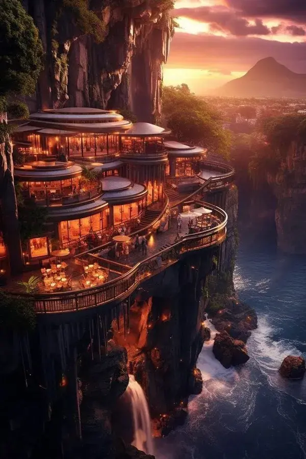 2028 restaurant  - Fantasy landscape