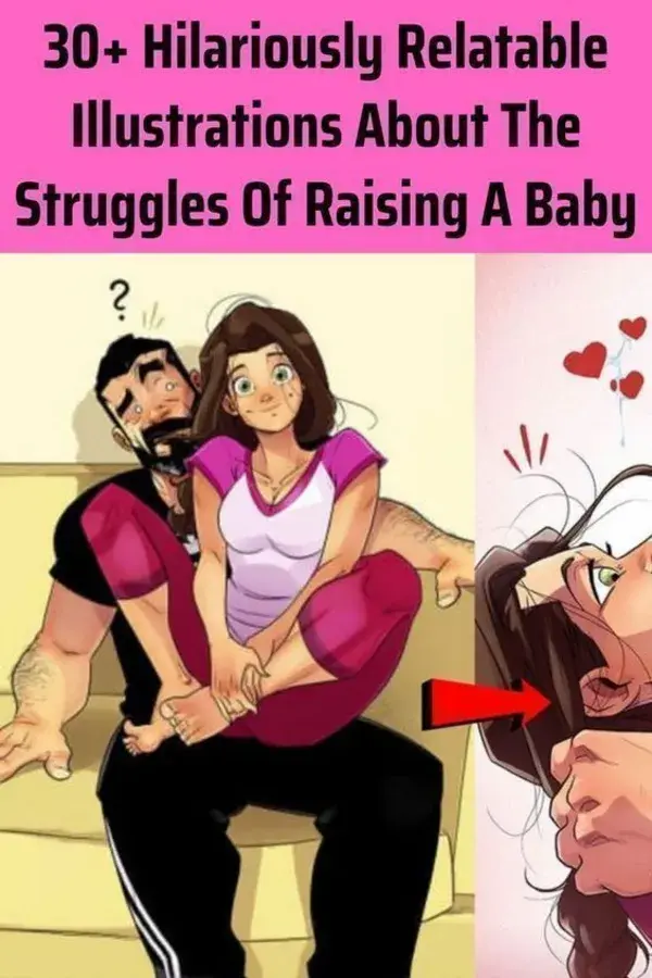 Relatable Illustrations About The Struggles Of Raising A Baby