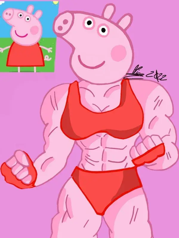 Peppa pig giga chad😍