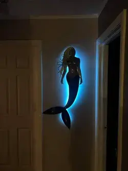 Mermaid Metal Wall Art