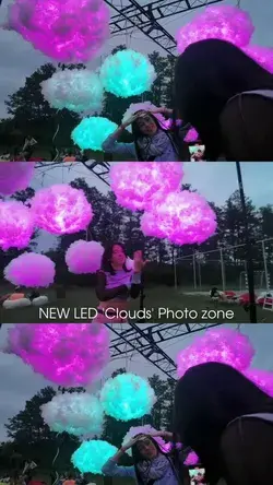 photozone clouds | glowing clouds |  diy clouds| led clouds