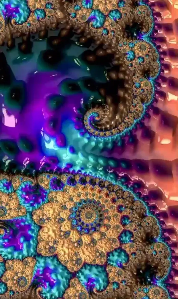 Pulsating fractal