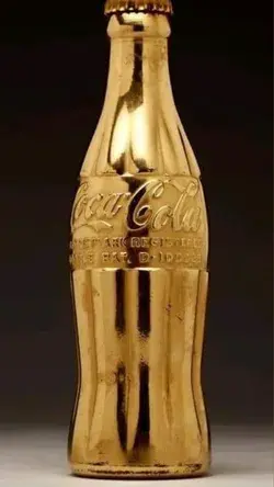 Golden Cocacola Bottle