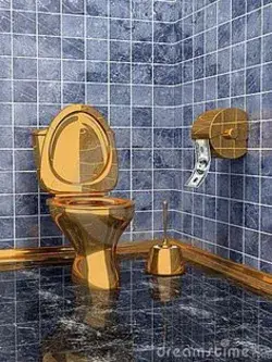 Golden Luxury Bathroom