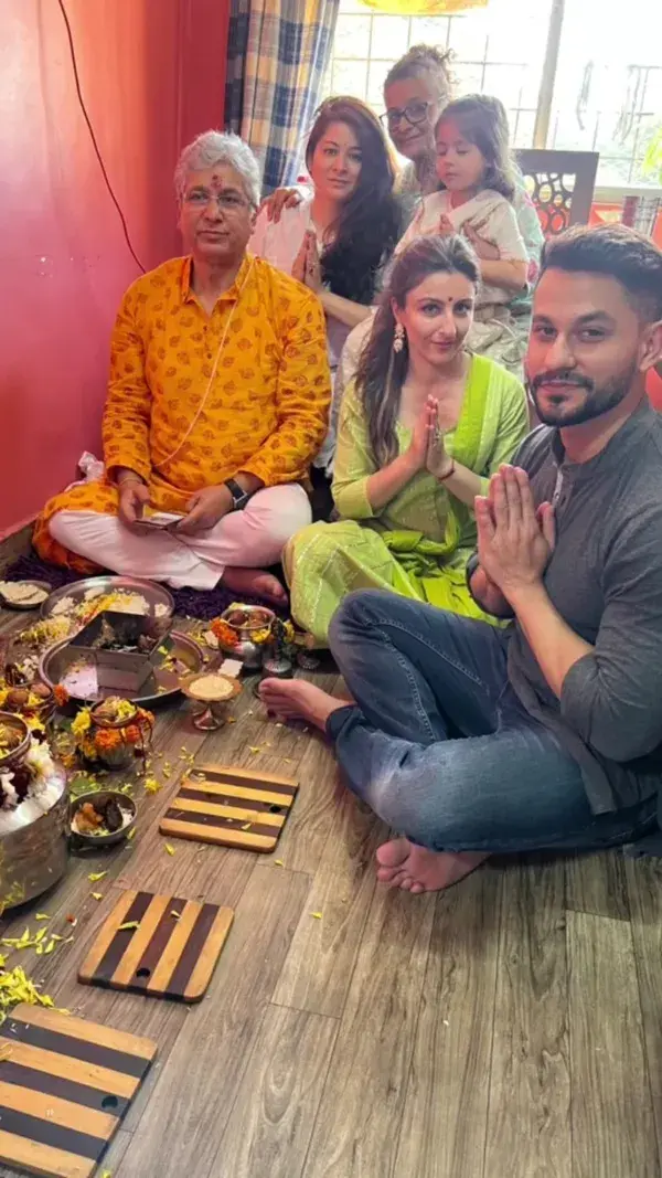 Soha Ali Khan With Hubby Kunal Kemmu Doing Maha Shivratri Pooja