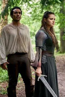 Nimue and King Arthur