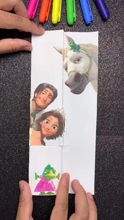 Rapunzel folding CARD’👑