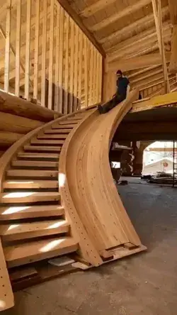 Rough landing but still an awesome build! IG @langbergloghomes
