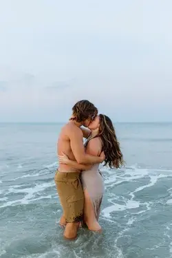 Wedding Anniversary Couple Session at the Beach in Saint Augustine, Florida | Lena Christine Photos