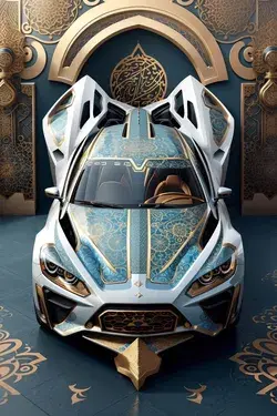 Ai futuristic Arabic car design