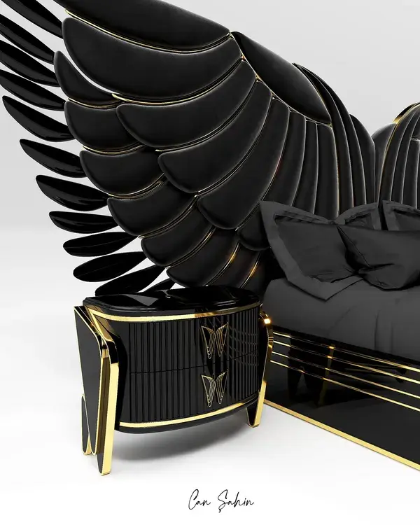 Eagle wings bed design