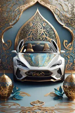 Ai futuristic Arabic car design